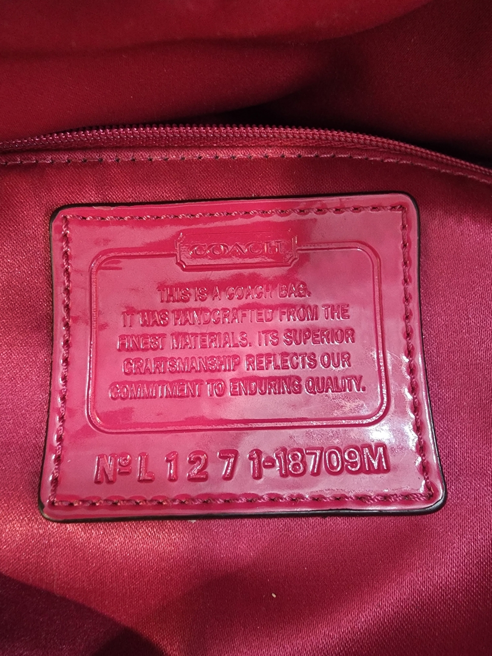 Coach Poppy Signature Lurex C Outline Satchel With Crossbody Strap- 11×9×5 - Picture 3 of 8